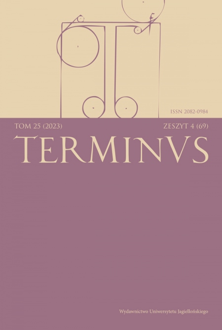 Journal cover Terminus