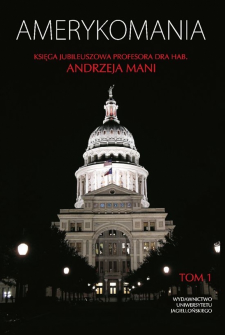 Book cover Amerykomania. Tom 1