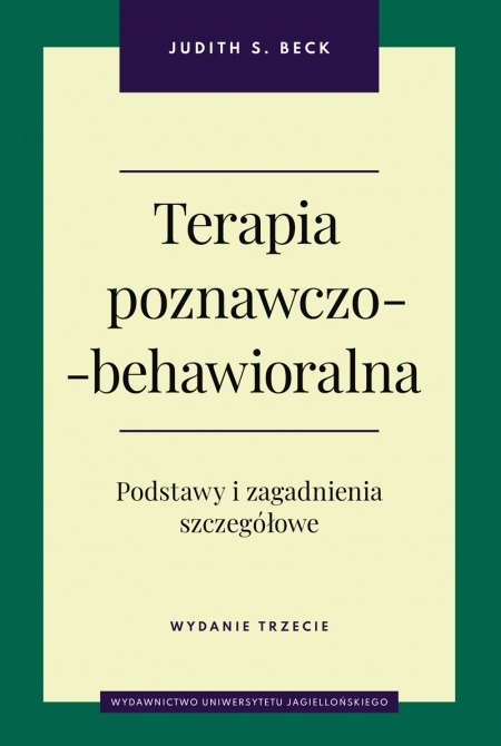 Book cover Terapia poznawczo-behawioralna. Wydanie trzecie