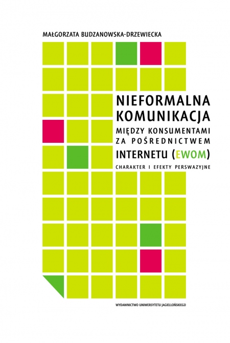 Book cover Nieformalna komunikacja między konsumentami za pośrednictwem internetu (eWOM)