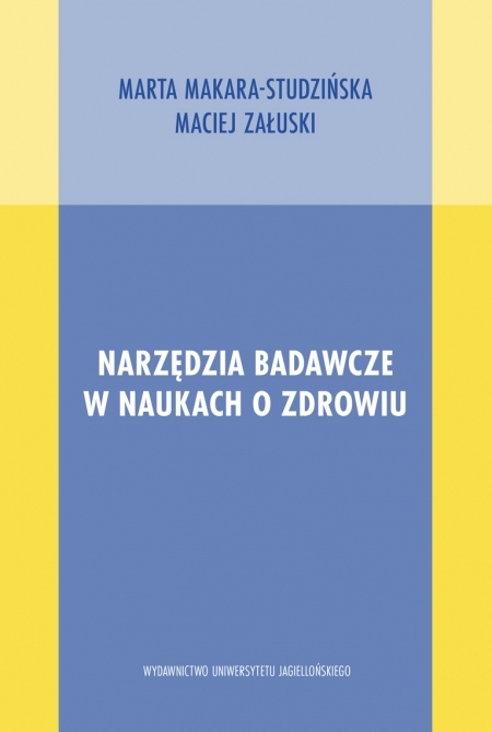 Okładka książki Narzędzia badawcze w naukach o zdrowiu