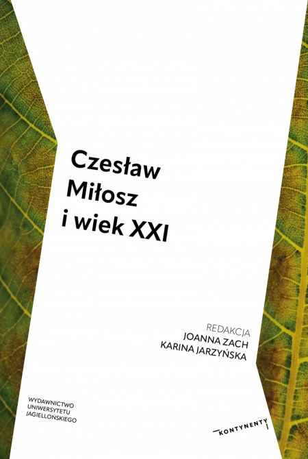 Book cover Czesław Miłosz i wiek XXI