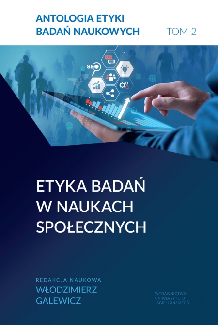 Okładka Antologia etyki badań naukowych. Tom 2. Etyka badań w naukach społecznych