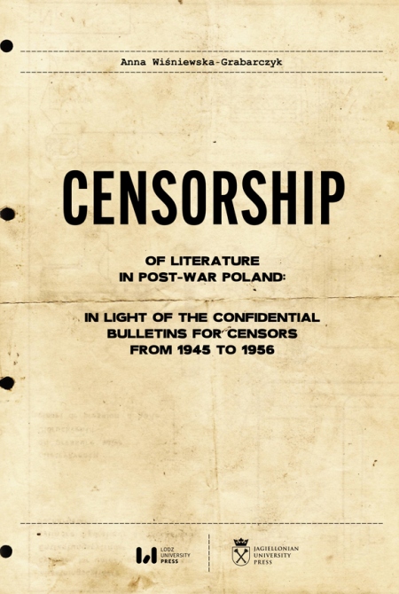 Okładka książki Censorship of Literature in Post-War Poland