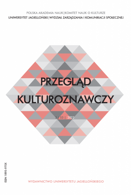 Journal cover Przegląd Kulturoznawczy 2022, numer 3 (53)