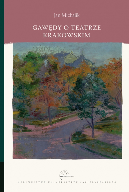 Book cover Gawędy o teatrze krakowskim