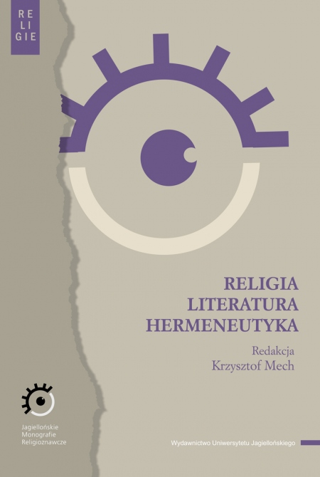 Book cover "Religia - literatura – hermeneutyka"