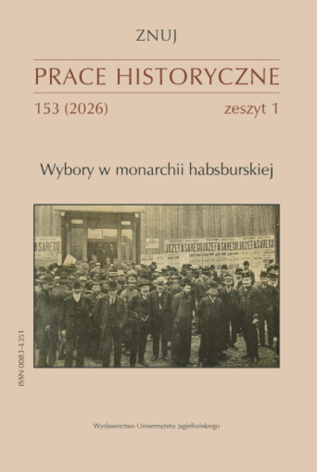 Book cover Prace Historyczne 153 (1) 2026