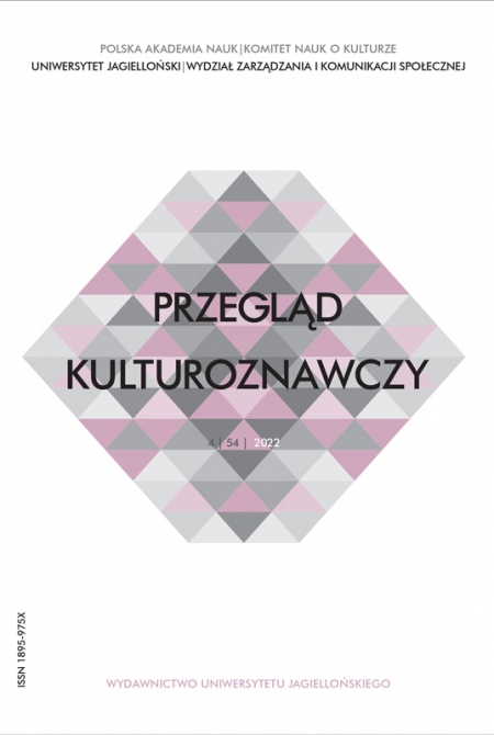 Journal cover Przegląd Kulturoznawczy 2022, numer 4 (54)