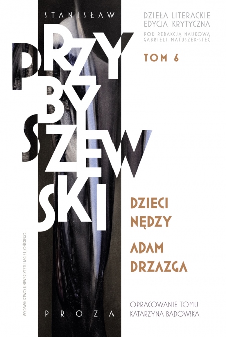 Book cover Dzieci nędzy. Adam Drzazga