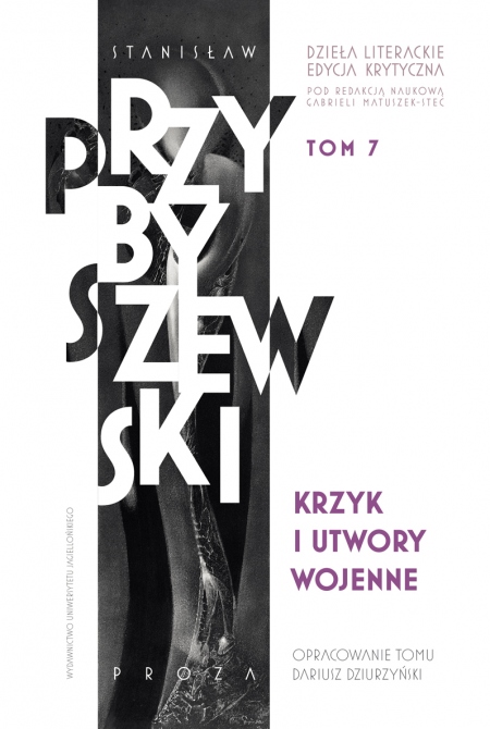 Book cover Krzyk i utwory wojenne