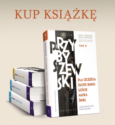 grafika promocyjna - seria książek Stanisława Przybyszewskiego