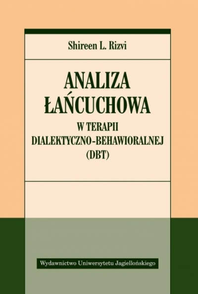 Książka  "Analiza łańcuchowa w terapii dialektyczno behawioralnej (DBT)"